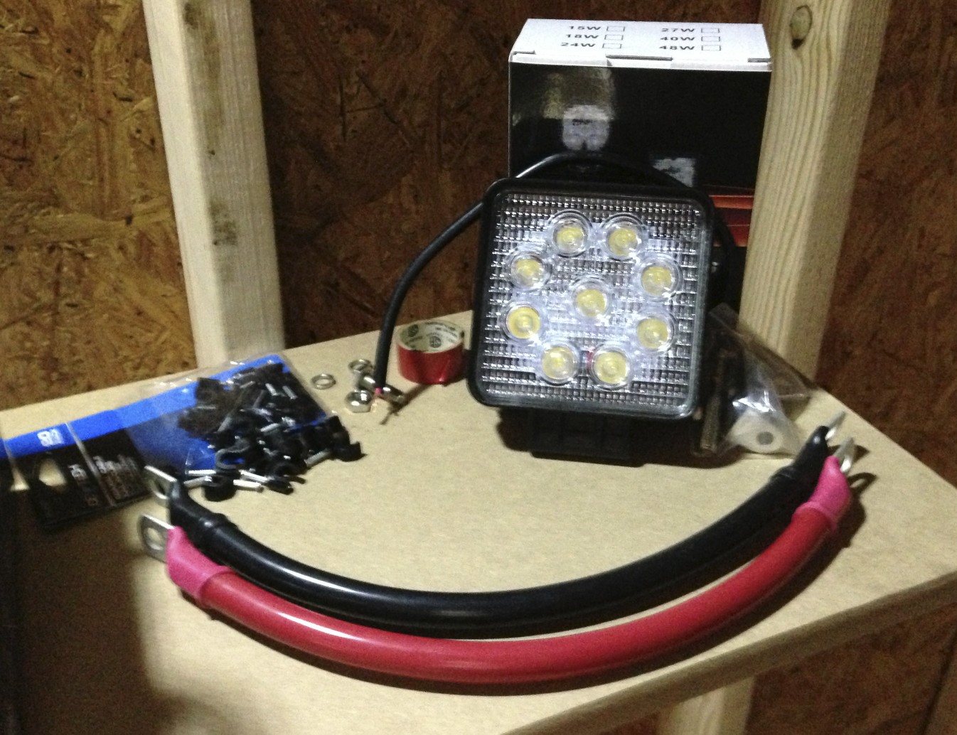 Work Light and Battery Interconnects