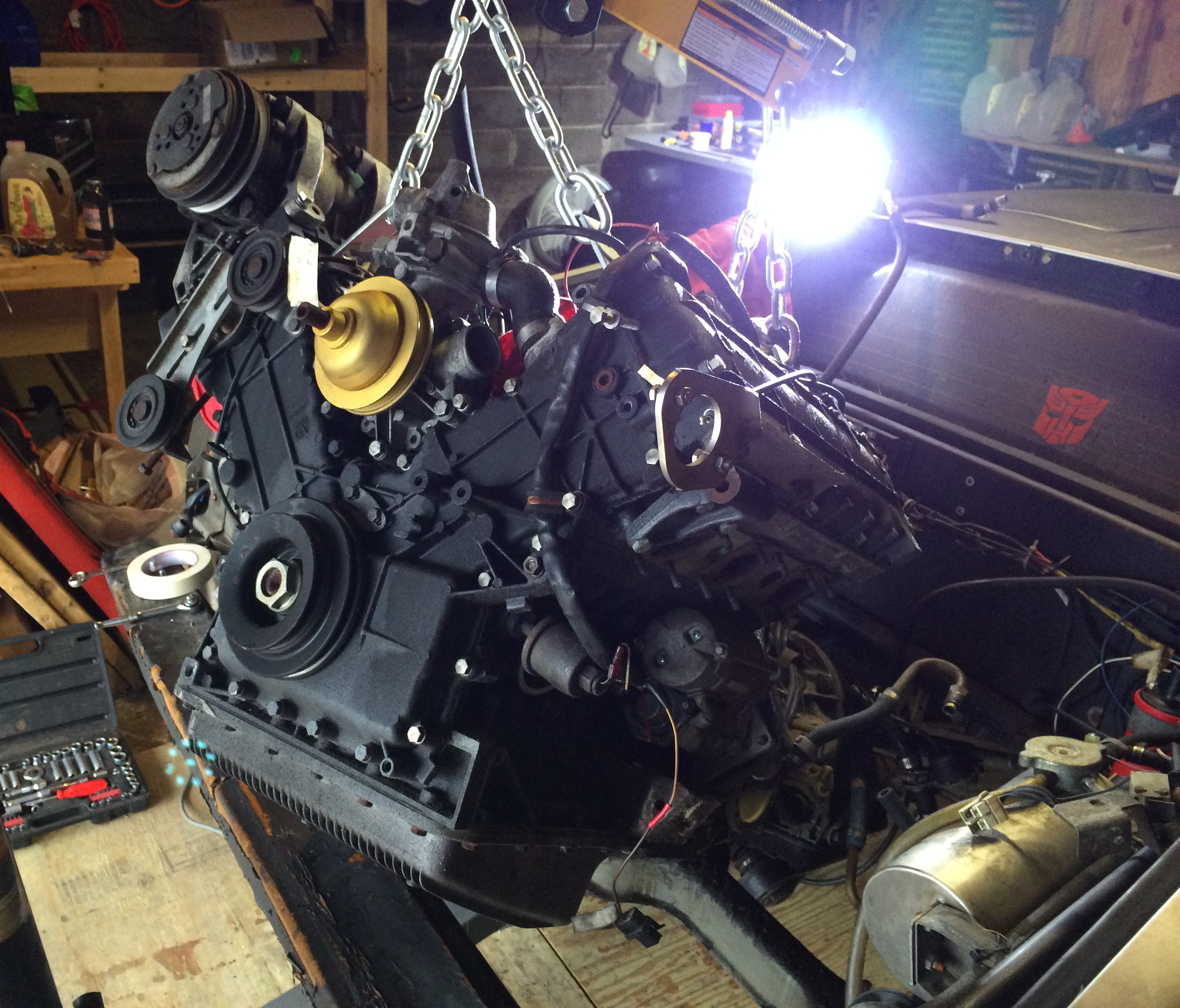 Removing the Engine and Transmission