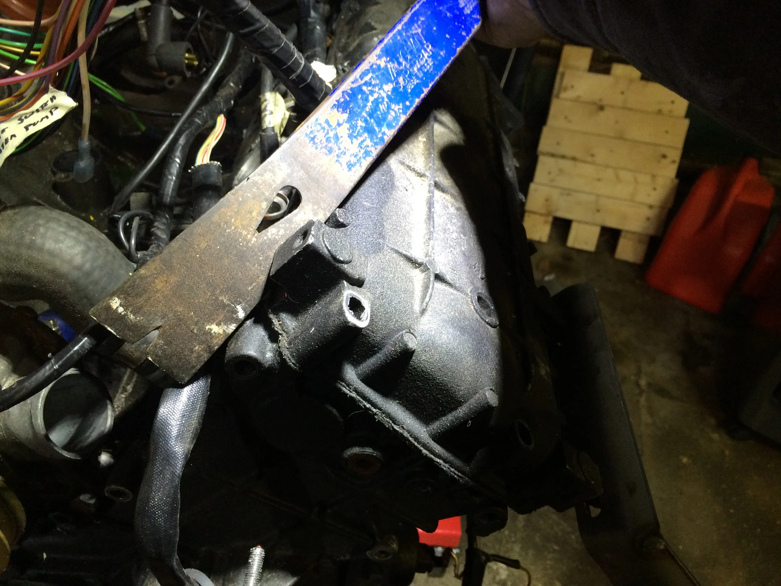 My engine covers stuck on pretty good, and I had to resort to using a pry bar to break the seal between the gasket and the cylinder head.