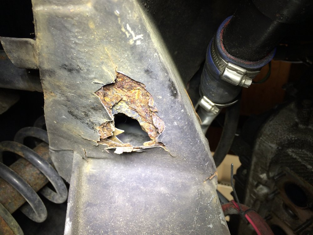 Rust and Holes in the Frame — Joe's Projects