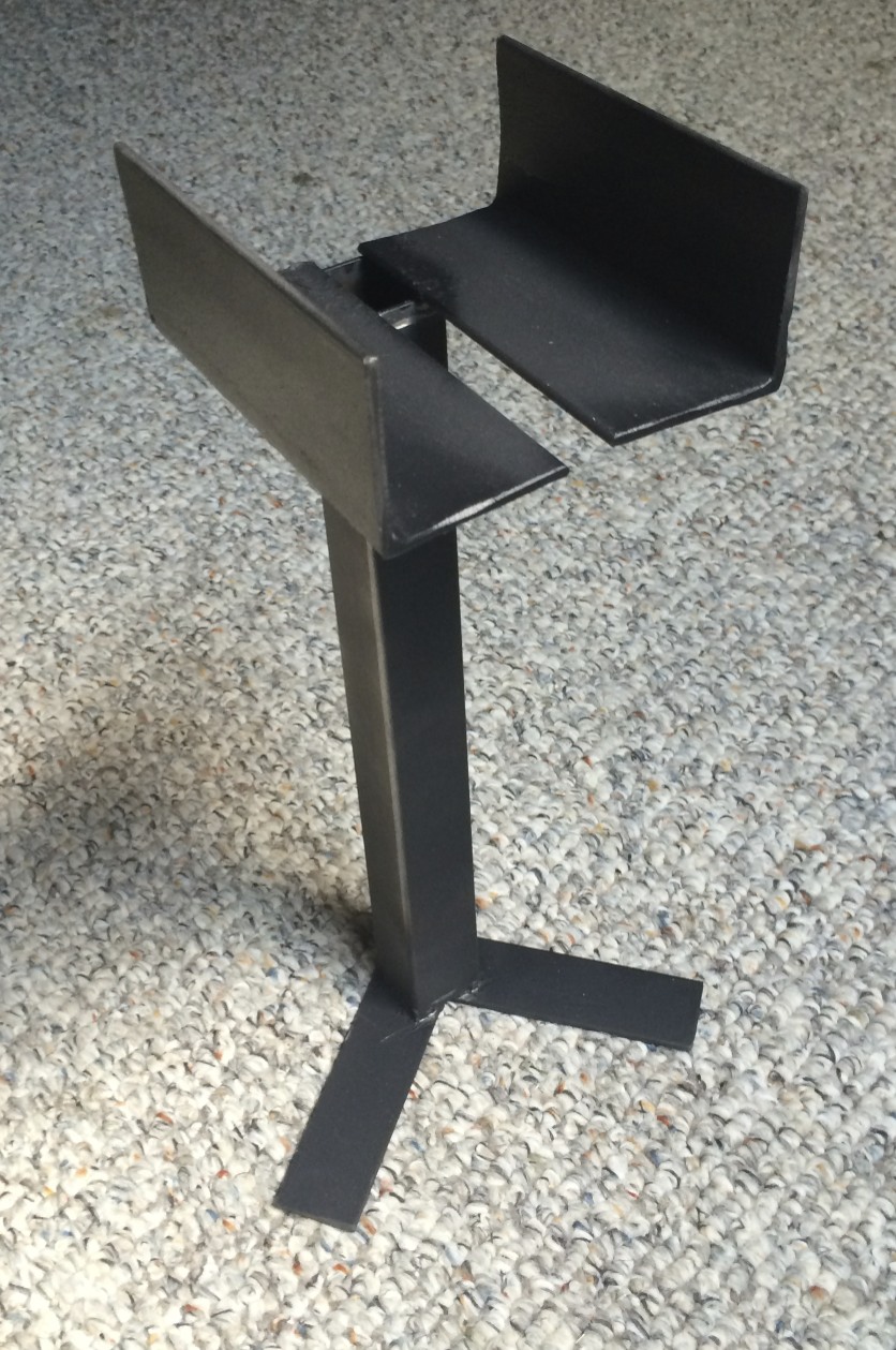 A final speaker stand from the front...
