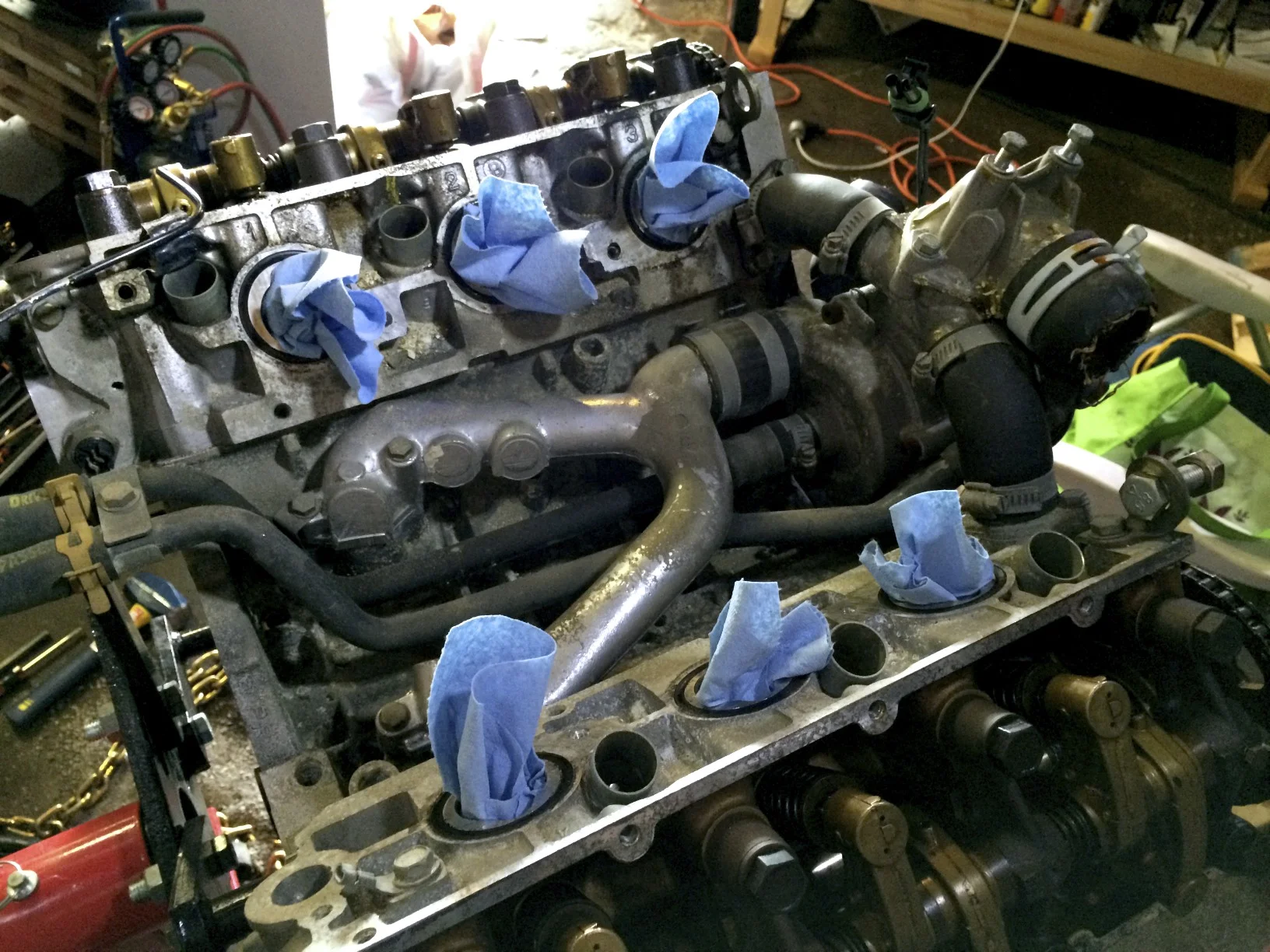 Removing the 3.0L Fuel Rails, Intake Manifold and Water Pump