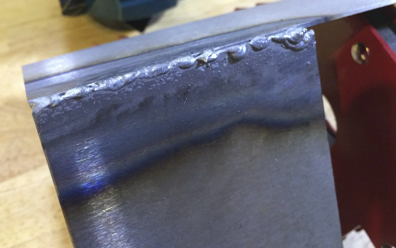 First weld