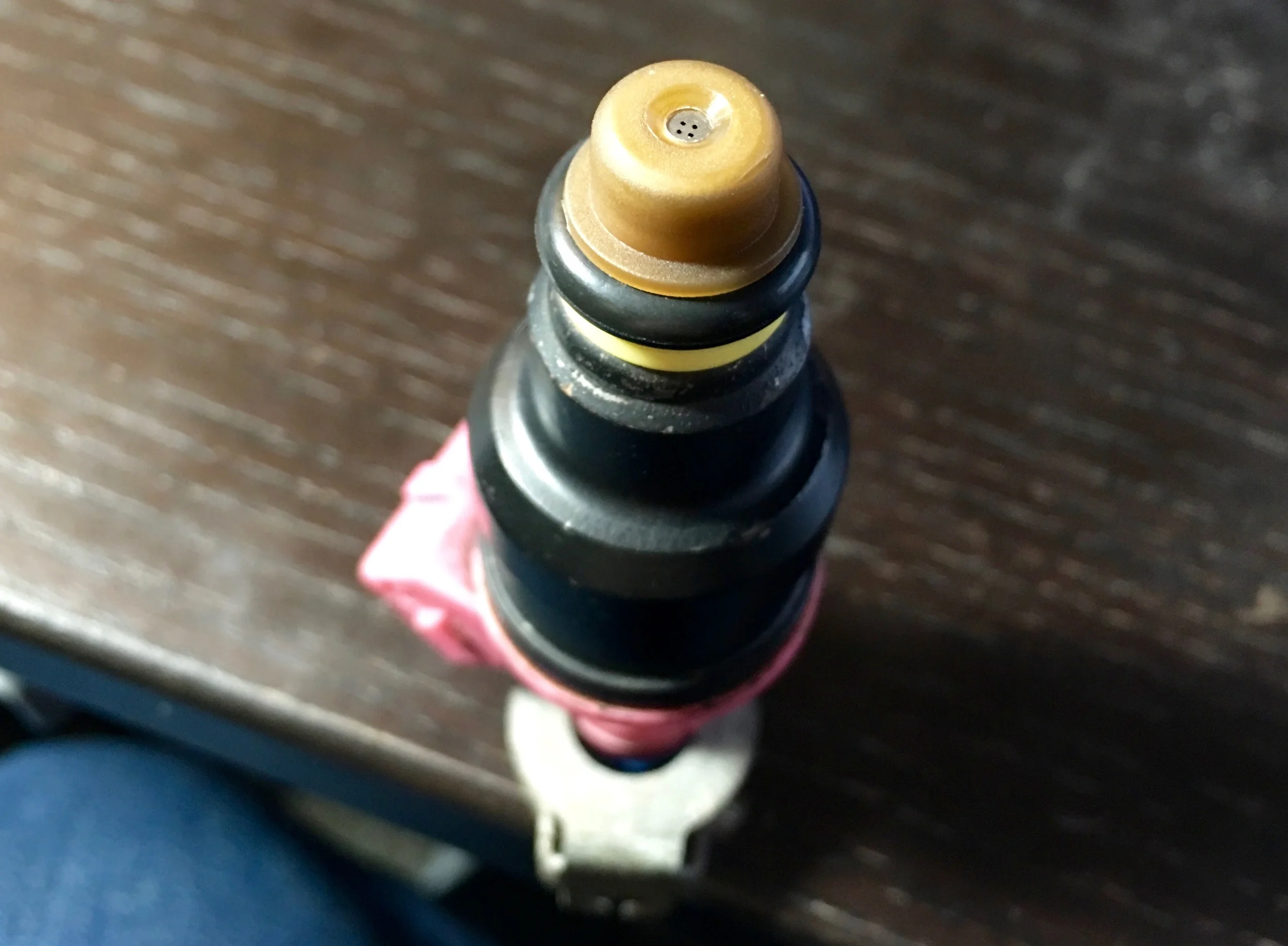 Newly installed pintel cap.