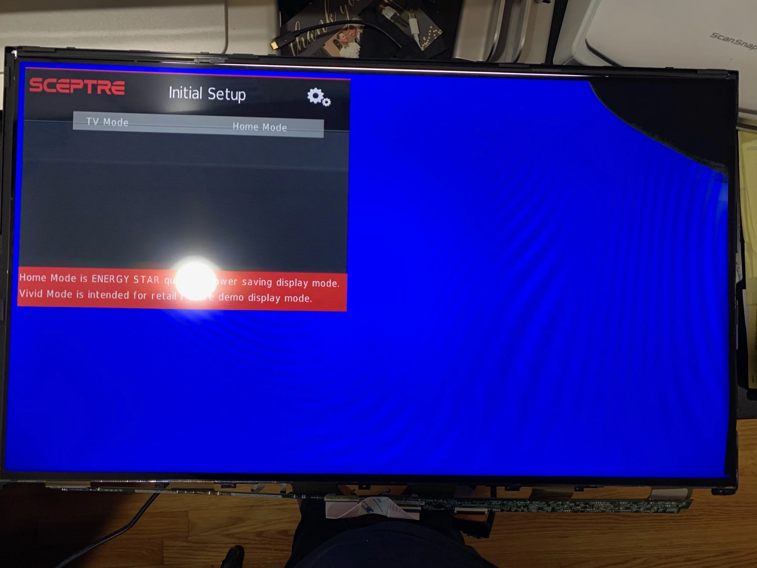 Why you should be careful disassembling a the HDTV.