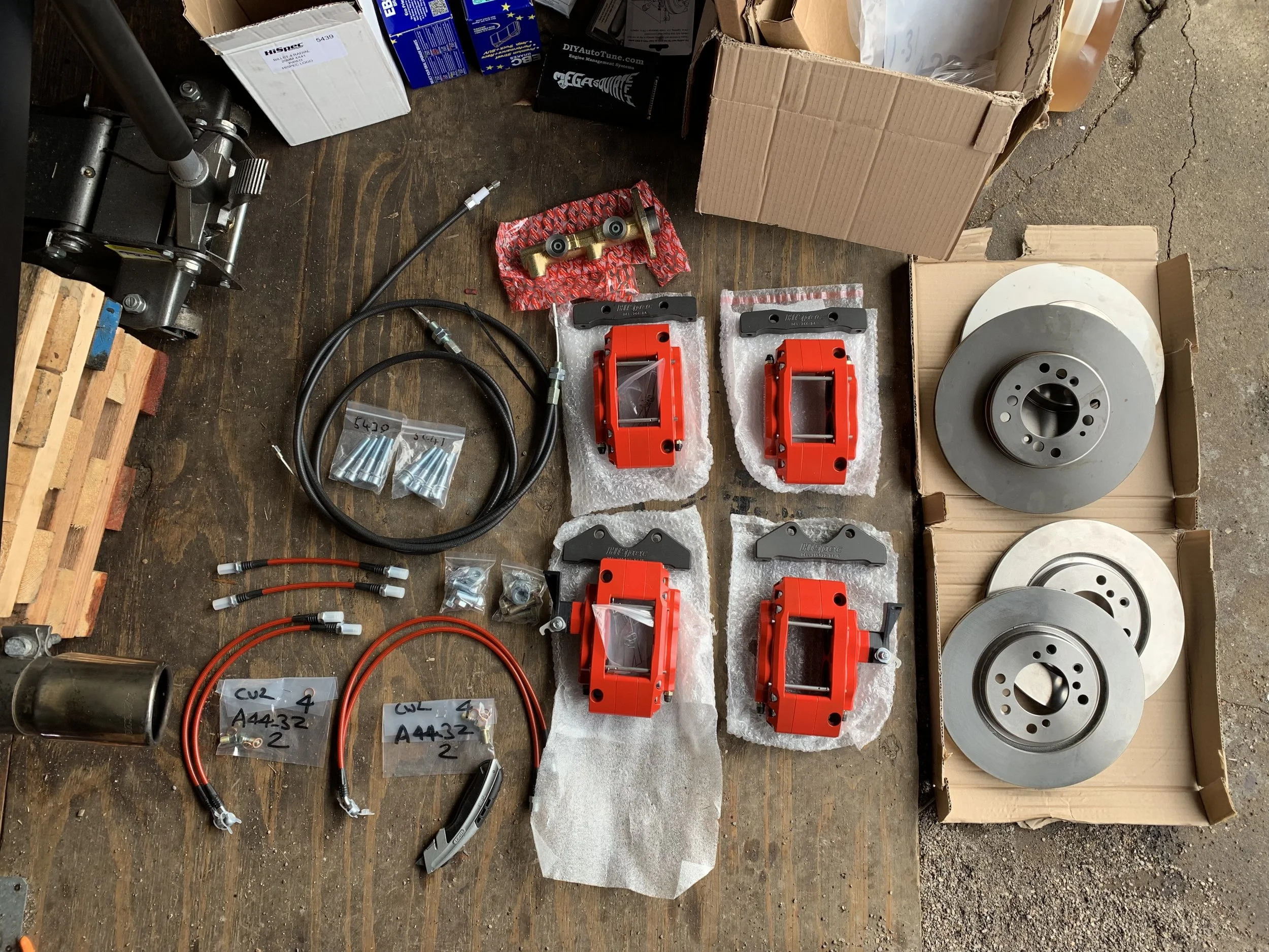 DeLorean UK's Big Brakes