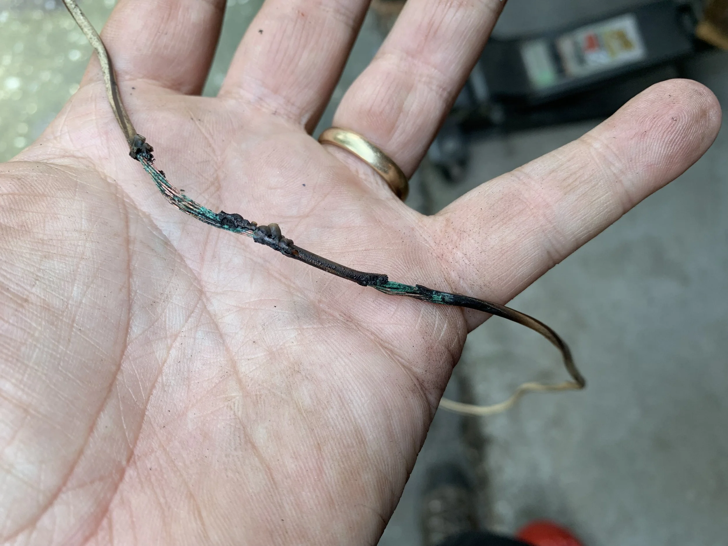 Keep your wires away from the hot exhaust components.