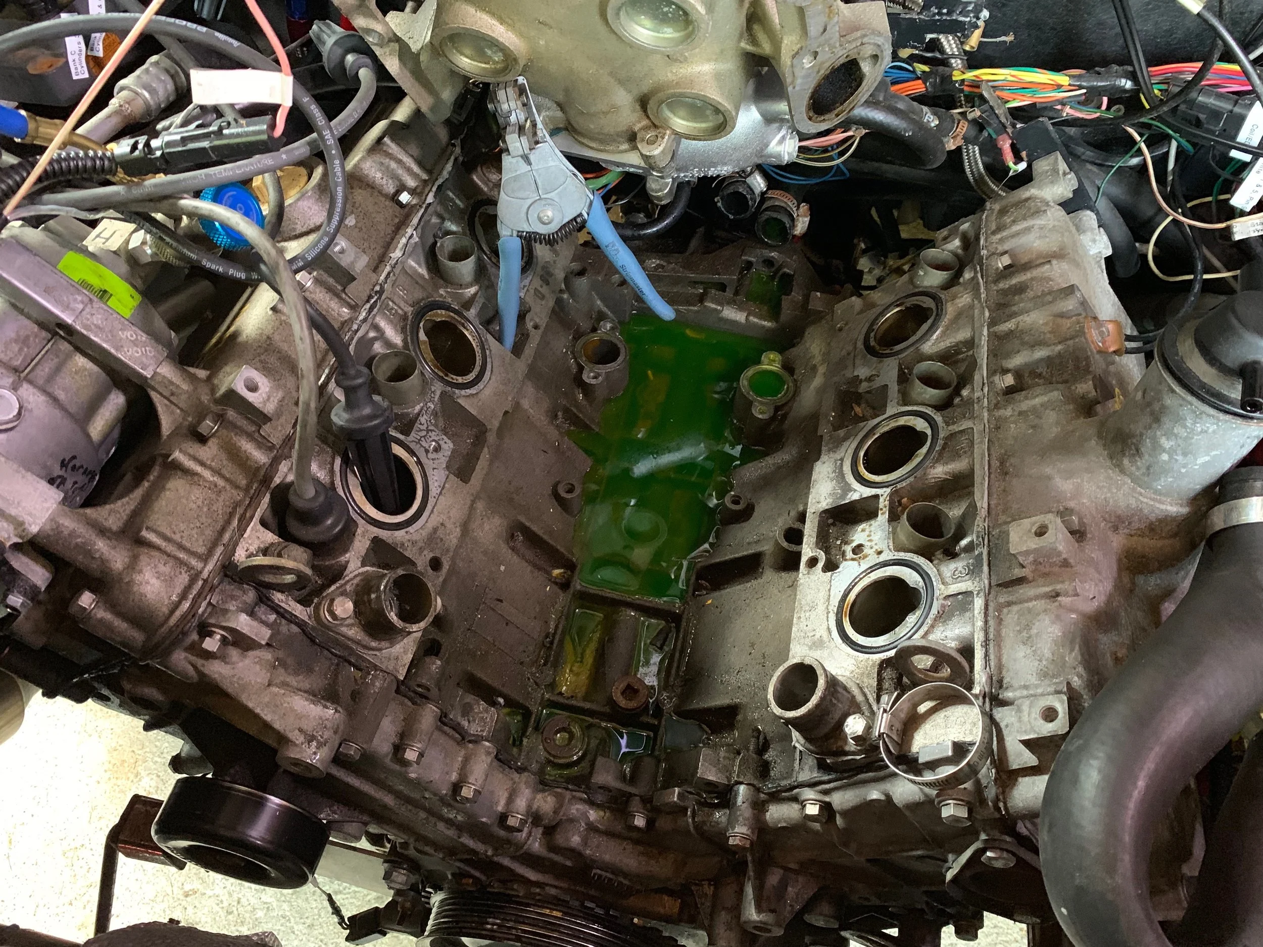 Why you should drain all of the coolant form the engine.