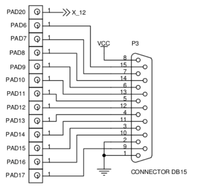 The MegaSquirt DB15 pinout from page 79 of the hardware manual.