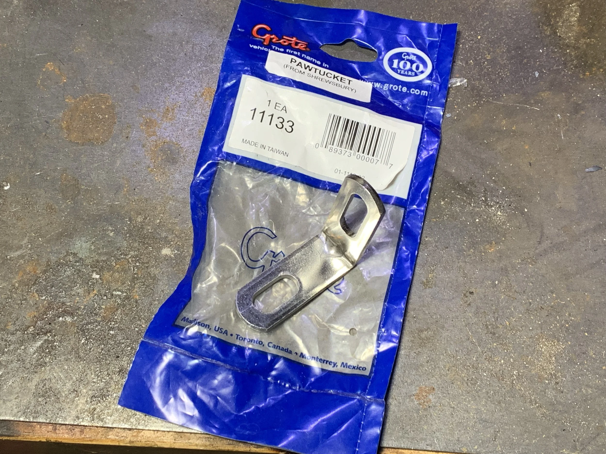NAPA 11133 slotted “L” bracket for mounting the Hall sensor.