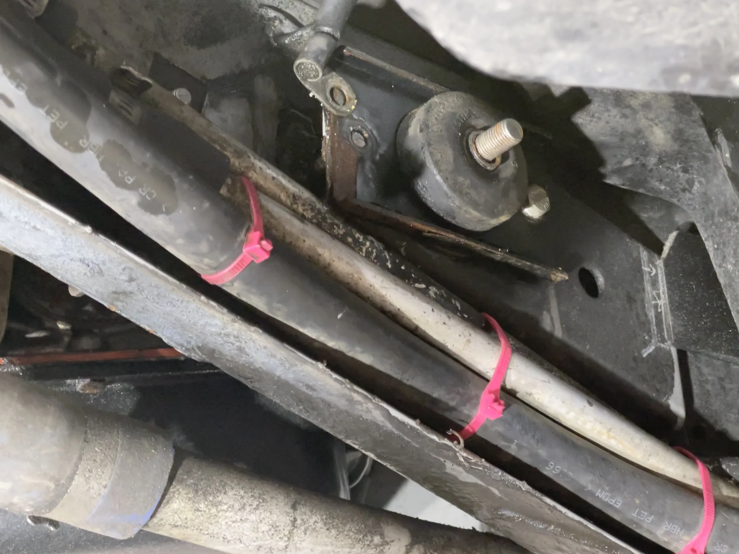 Engine cutting out, and a broken trailing arm mount bolt