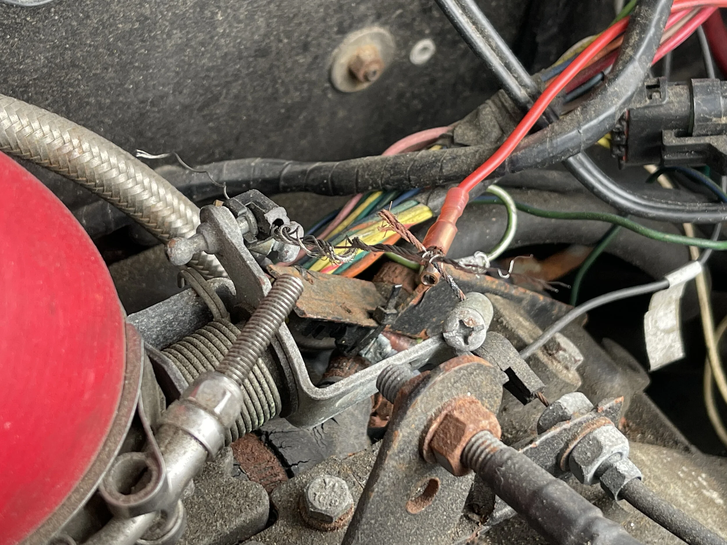 Broken Throttle Cable on the Highway