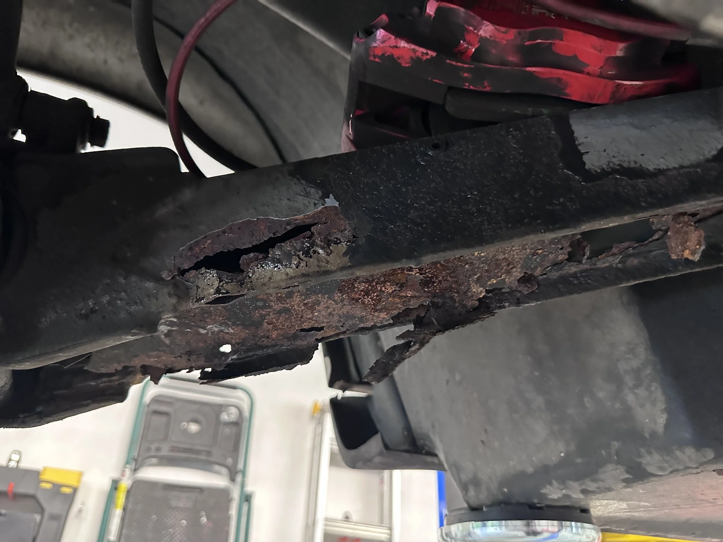 New Rear KWs and a Rusted Out Trailing Arm
