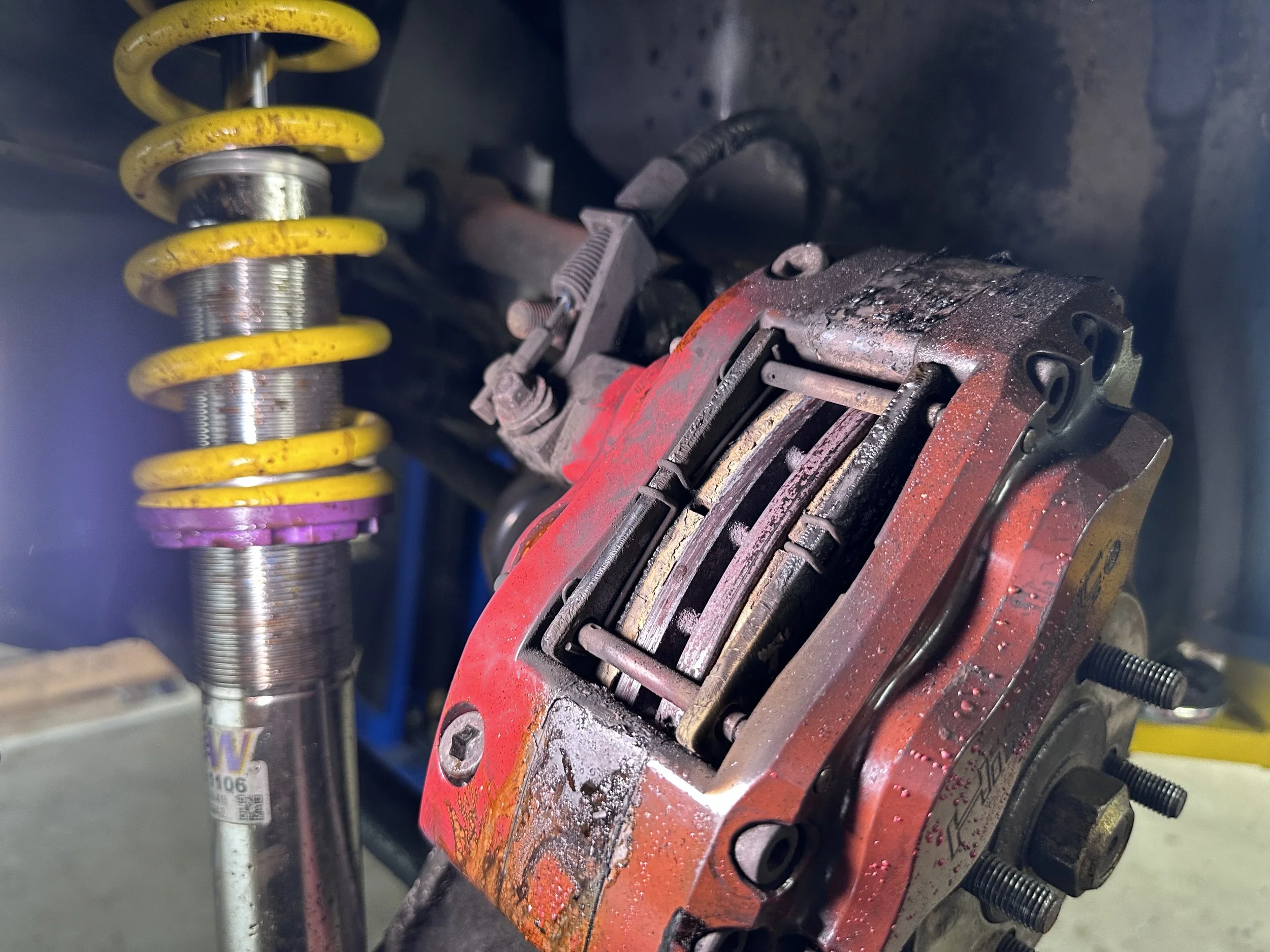 Repairing a Seized Brake Caliper