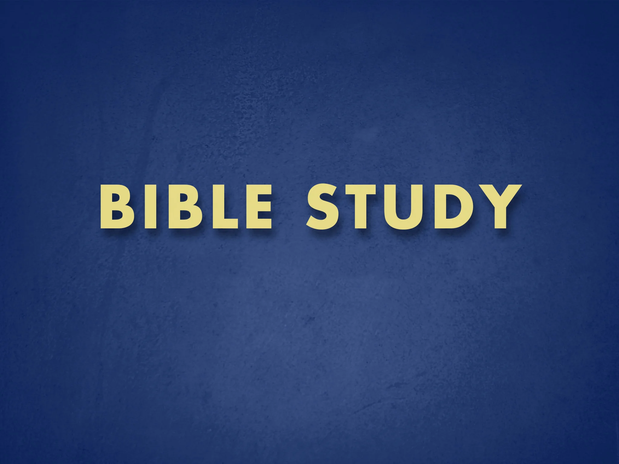 Bible Study