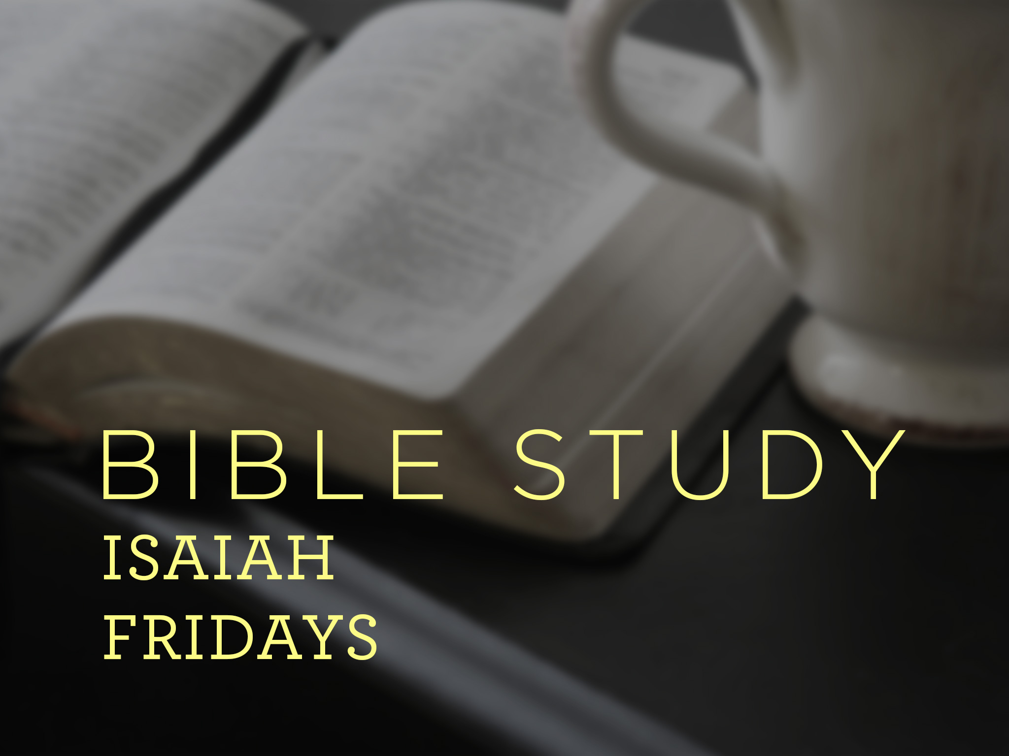 BIBLE STUDY
