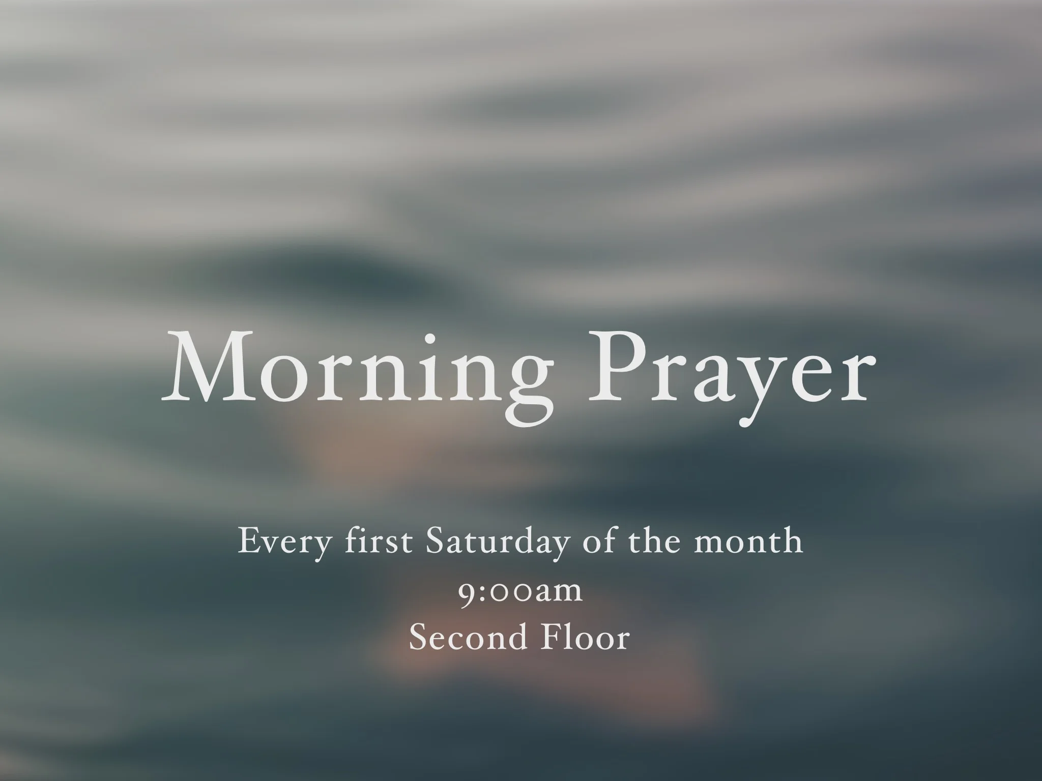 Morning Prayer