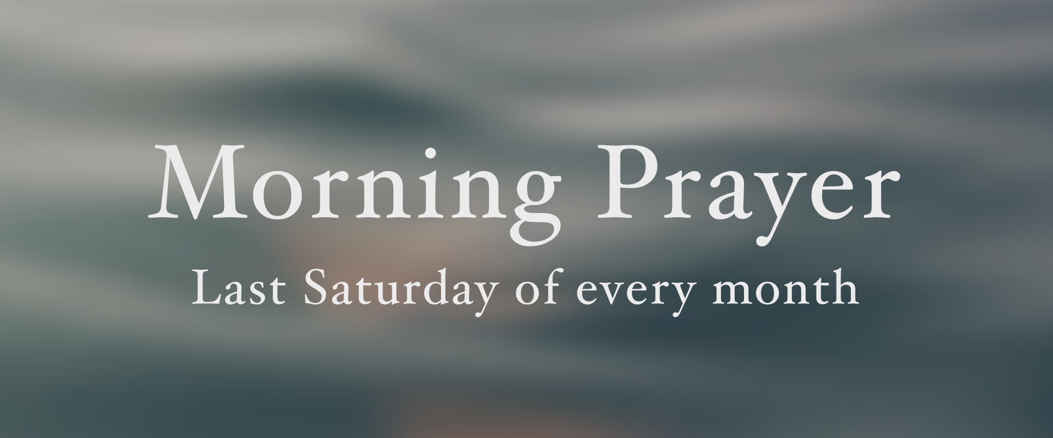 Morning Prayer