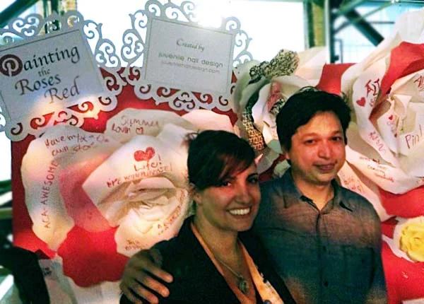 CEO of Pinterest, Ben Silbermann and Ellen Mattesi , founder of Juvenile Hall Design