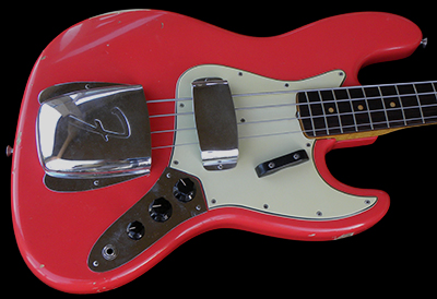 1962 Jazz Bass, Fiesta Red w/Matching Headstock