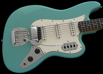 1966 Fender Bass VI, Foam Green w/Matching Headstock