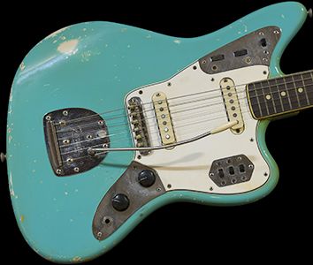 1966 Jaguar, Rare FOAM GREEN w/Matching Headstock