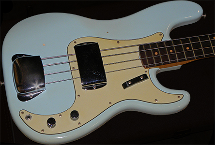 1963 Precision Bass, Sonic Blue