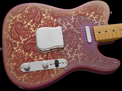 1968 Telecaster Paisley, Clean & not Cracked