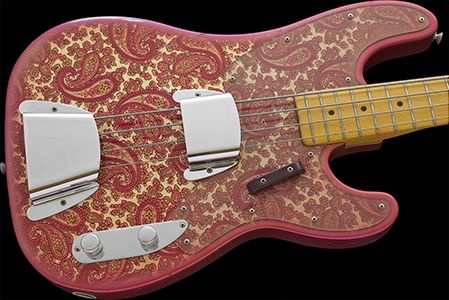 1969 Telecaster Bass Paisley, Clean & not cracked 