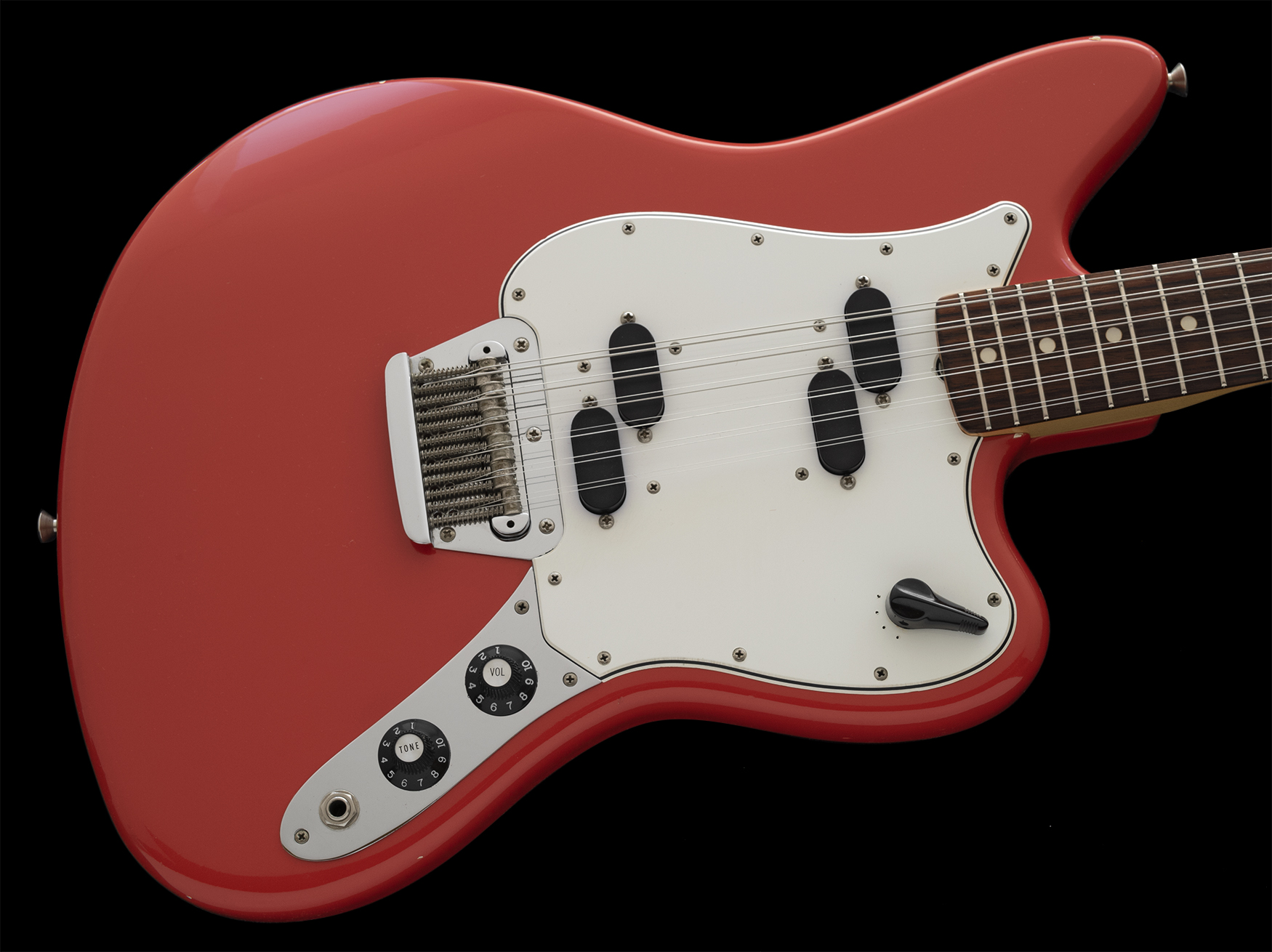 1966 Fender XII, Fiesta Red, Beautiful Example