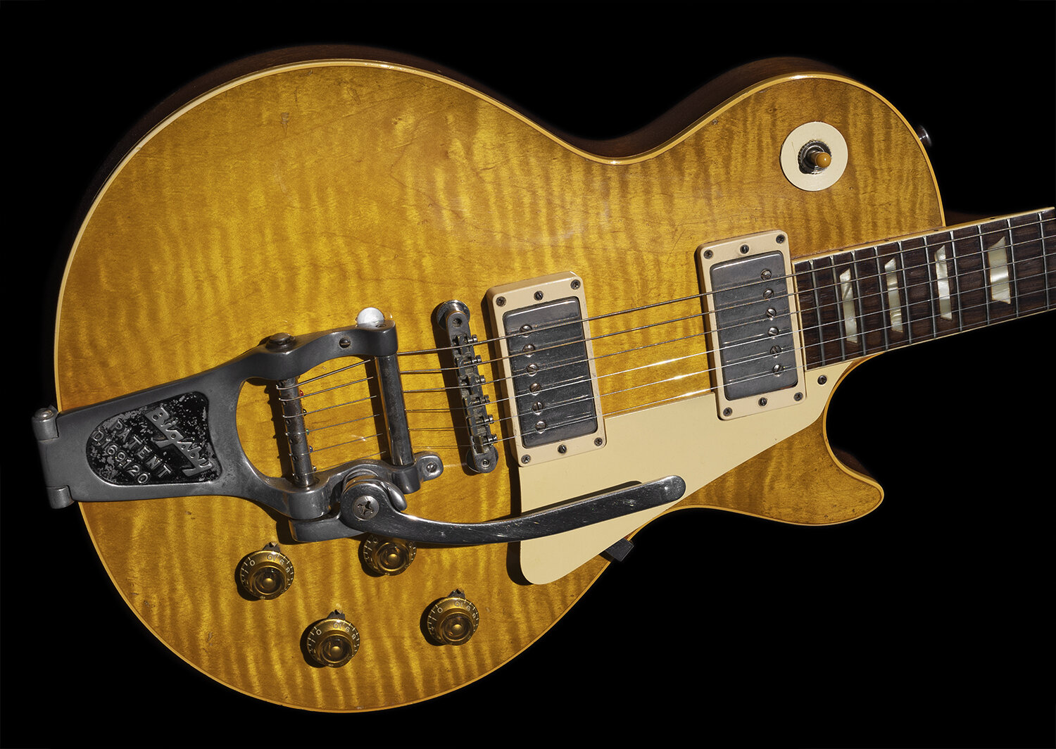 1959 Les Paul Standard, Cherry Sunburst, Factory Installed Bigsby (faded)