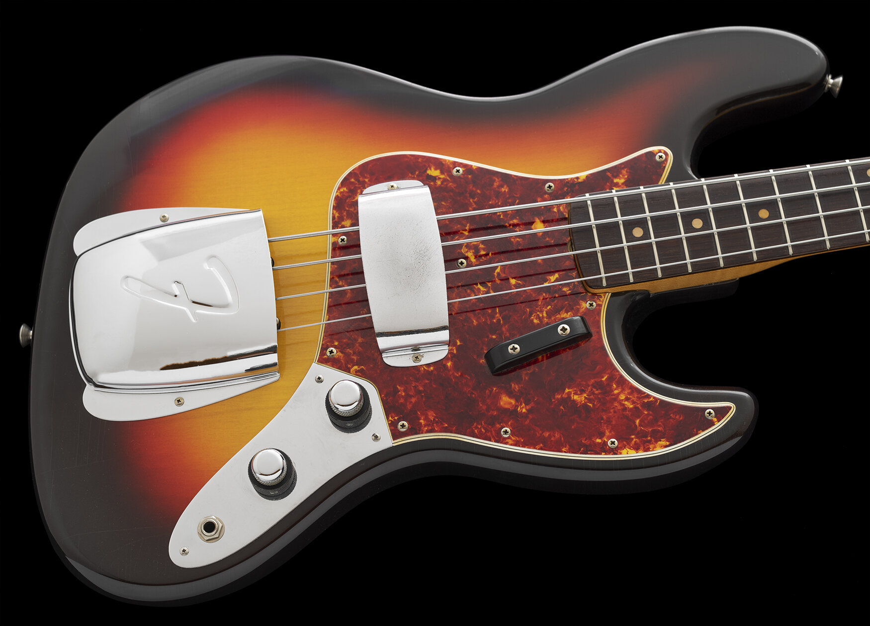 1960 Jazz Bass, restored by JW Black w/Spitfire PG Gorgeous restoration