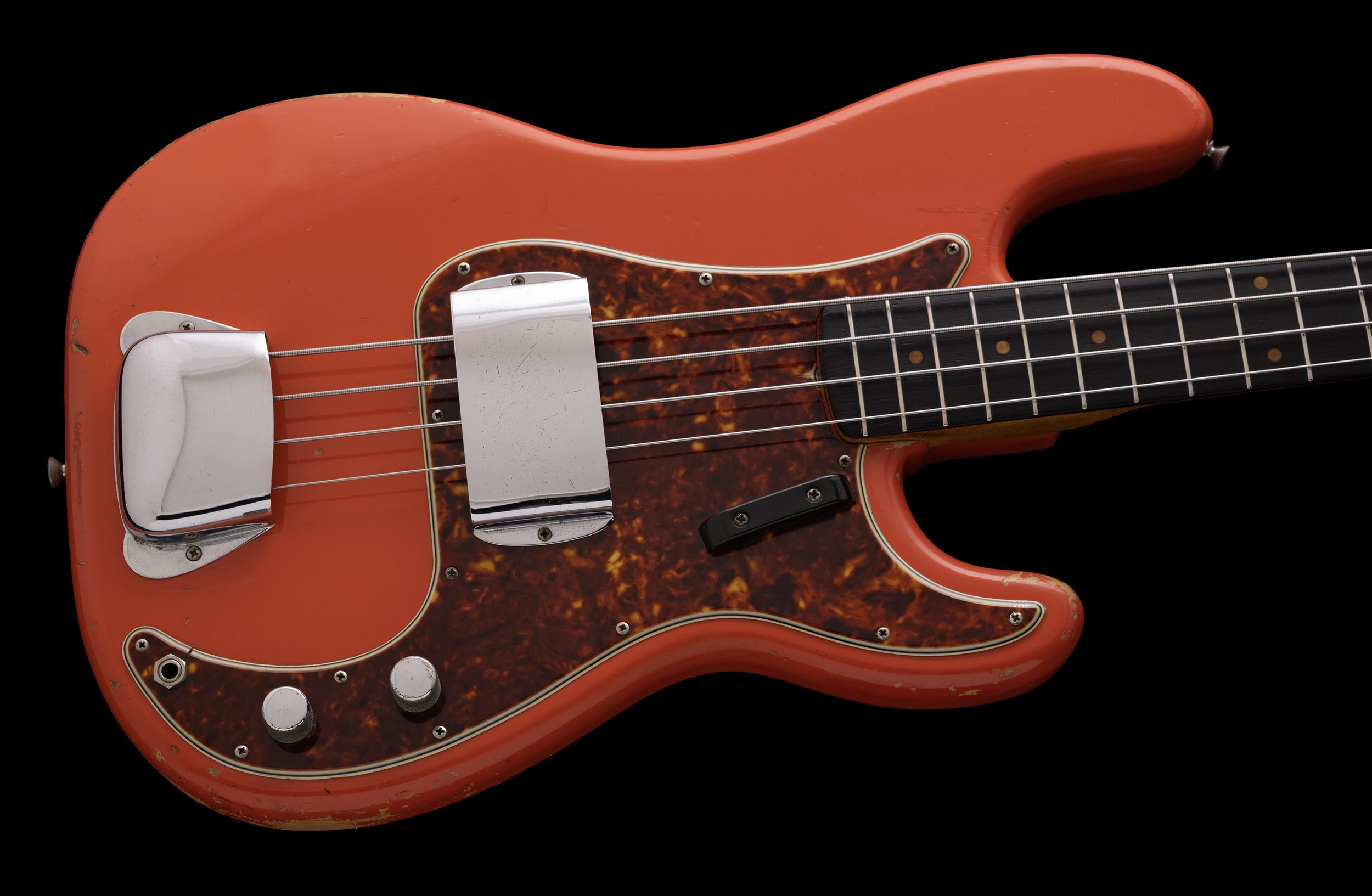 1960 Precision Bass, Fiesta Red w/Tortoise Shell PG