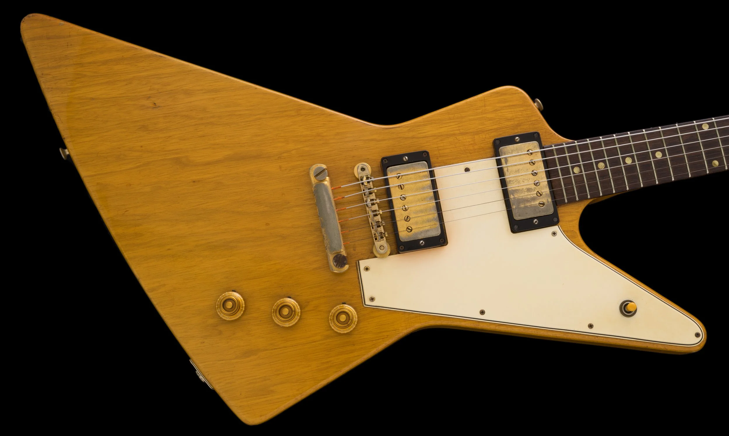 1958 Explorer, Natural Korina w/ GOLD hardware, Unobtainnum