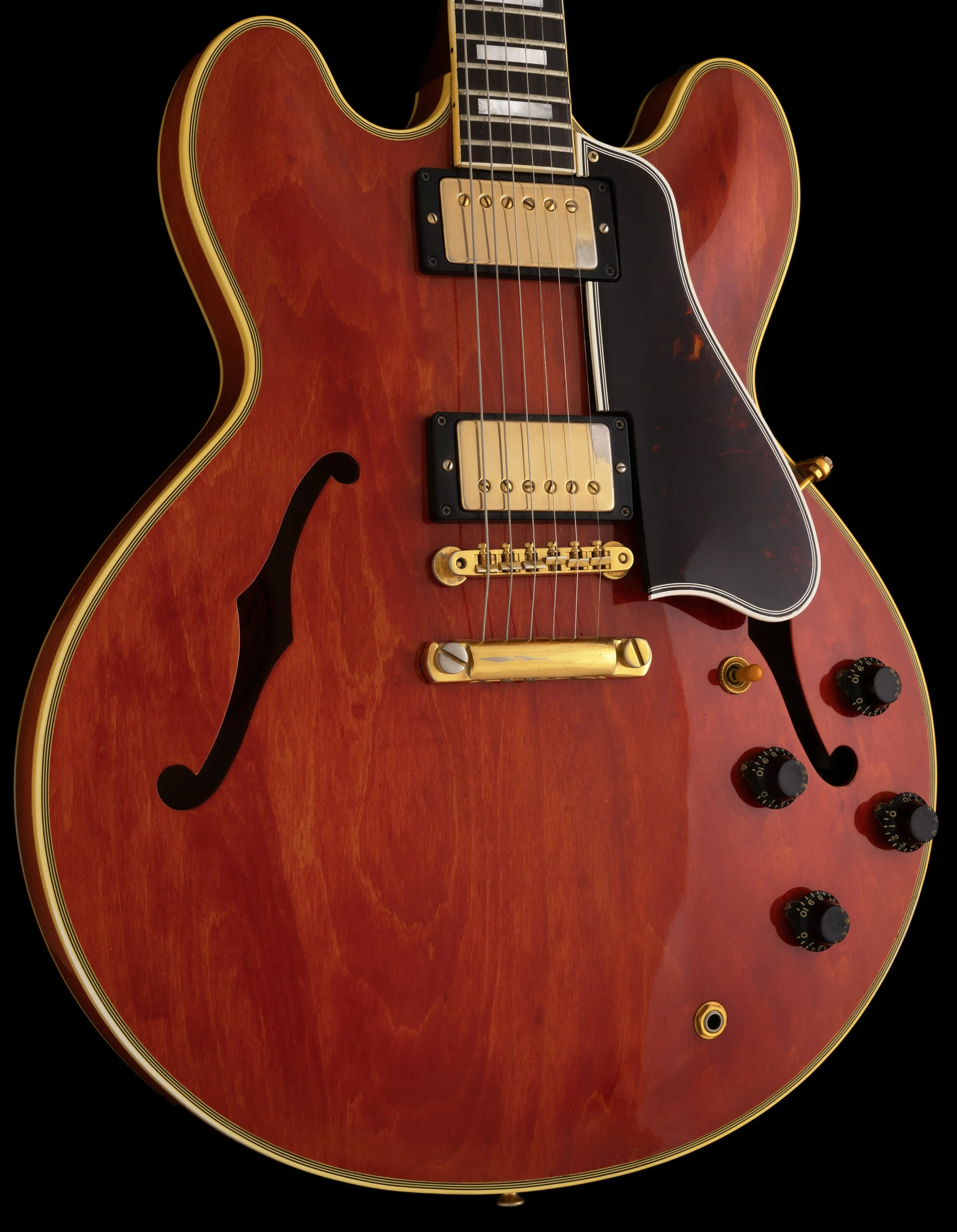 1959 ES-355 TDC, Cherry Red Mono with STOP Tailpiece, HARD to find