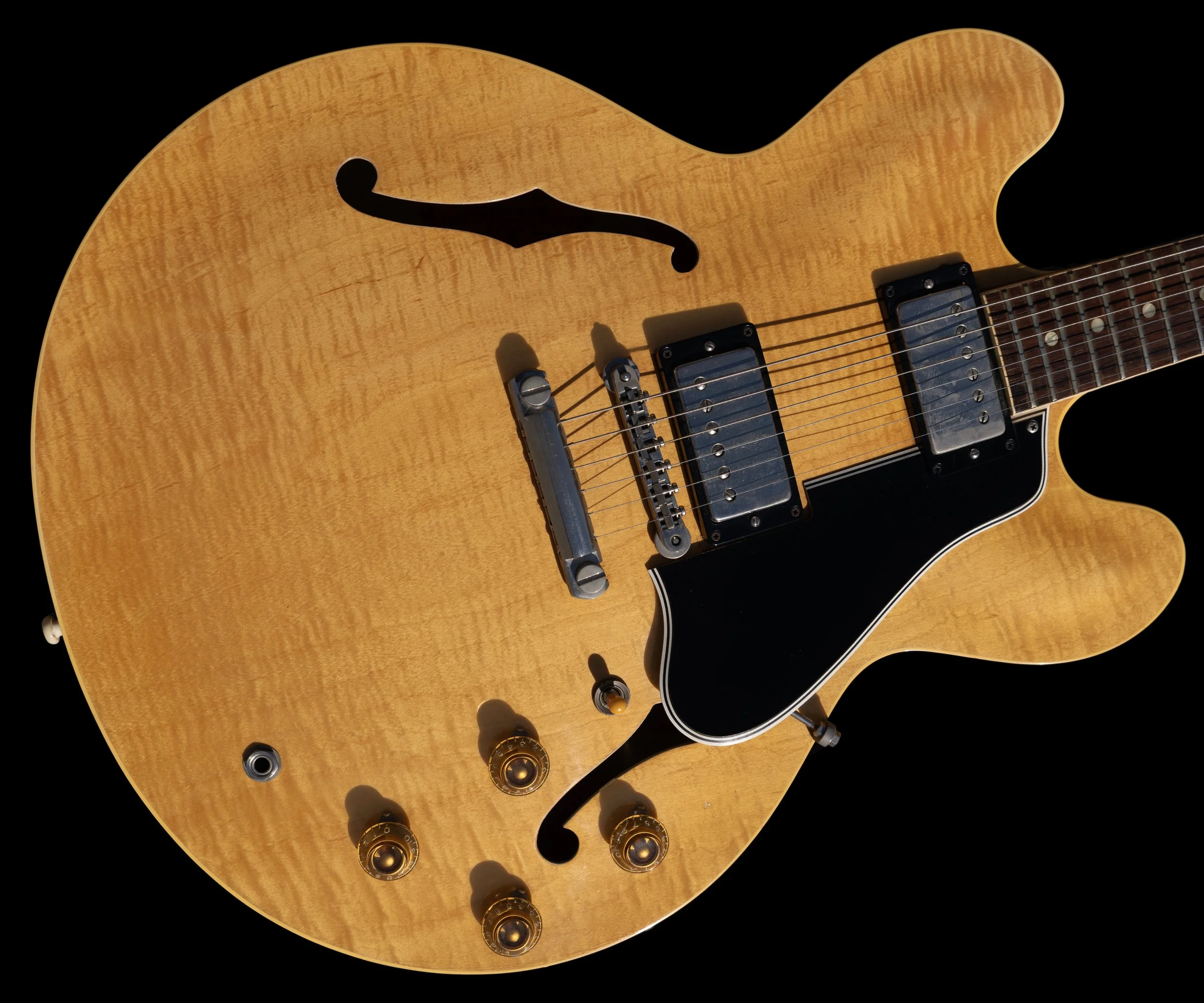 1960 ES-335 TDN, Nicely figured, 1 Piece top, Long PG &amp; Amber knobs