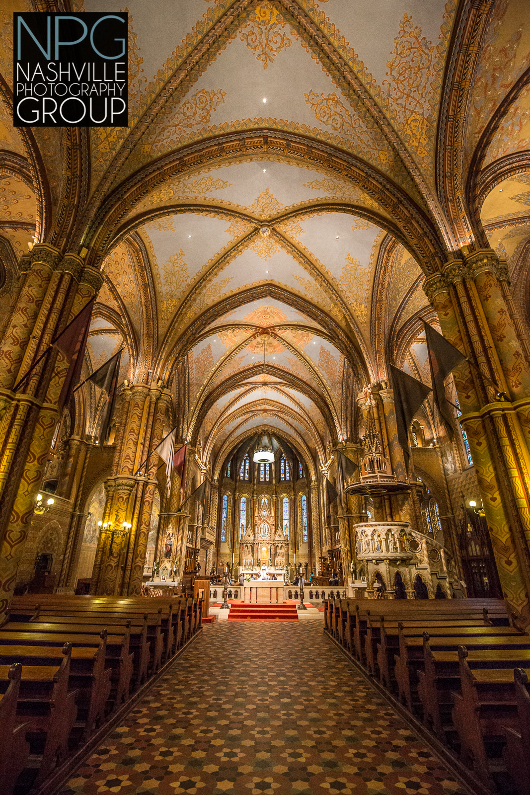 St. Matthais Cathedral in Budapest, Hungary - Nashville Photography Group 