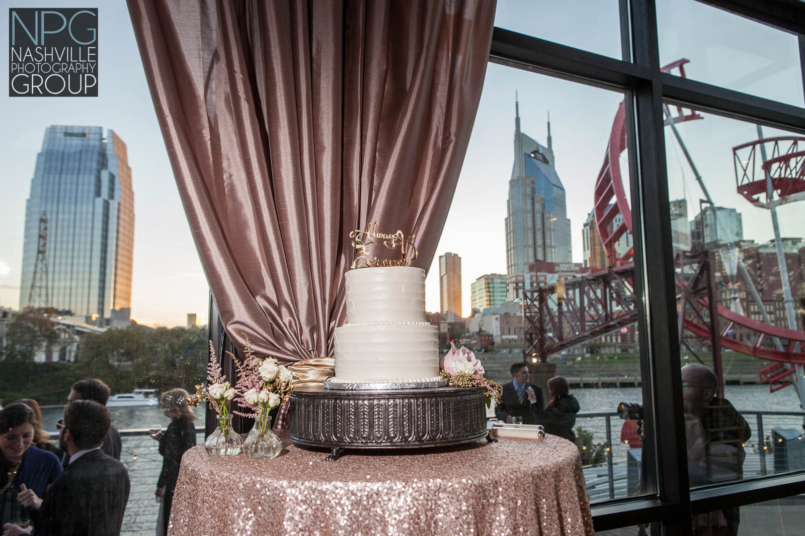Tinsel and Derek were married on Saturday, October 17th, 2015 at the Bridge building in downtown Nashville, Tennessee.