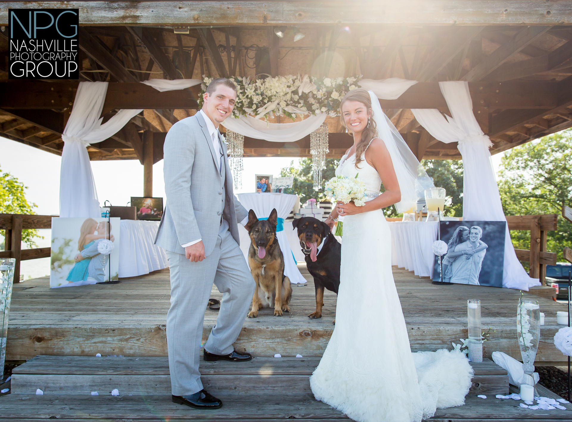 Tennessee Titans Lake of the Ozarks wedding - Beau & Whitney - Nashville wedding photographers