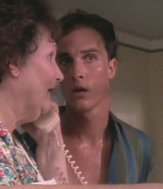 McConaughey is concerned about the pervert exposing himself to the neighborhood kids.