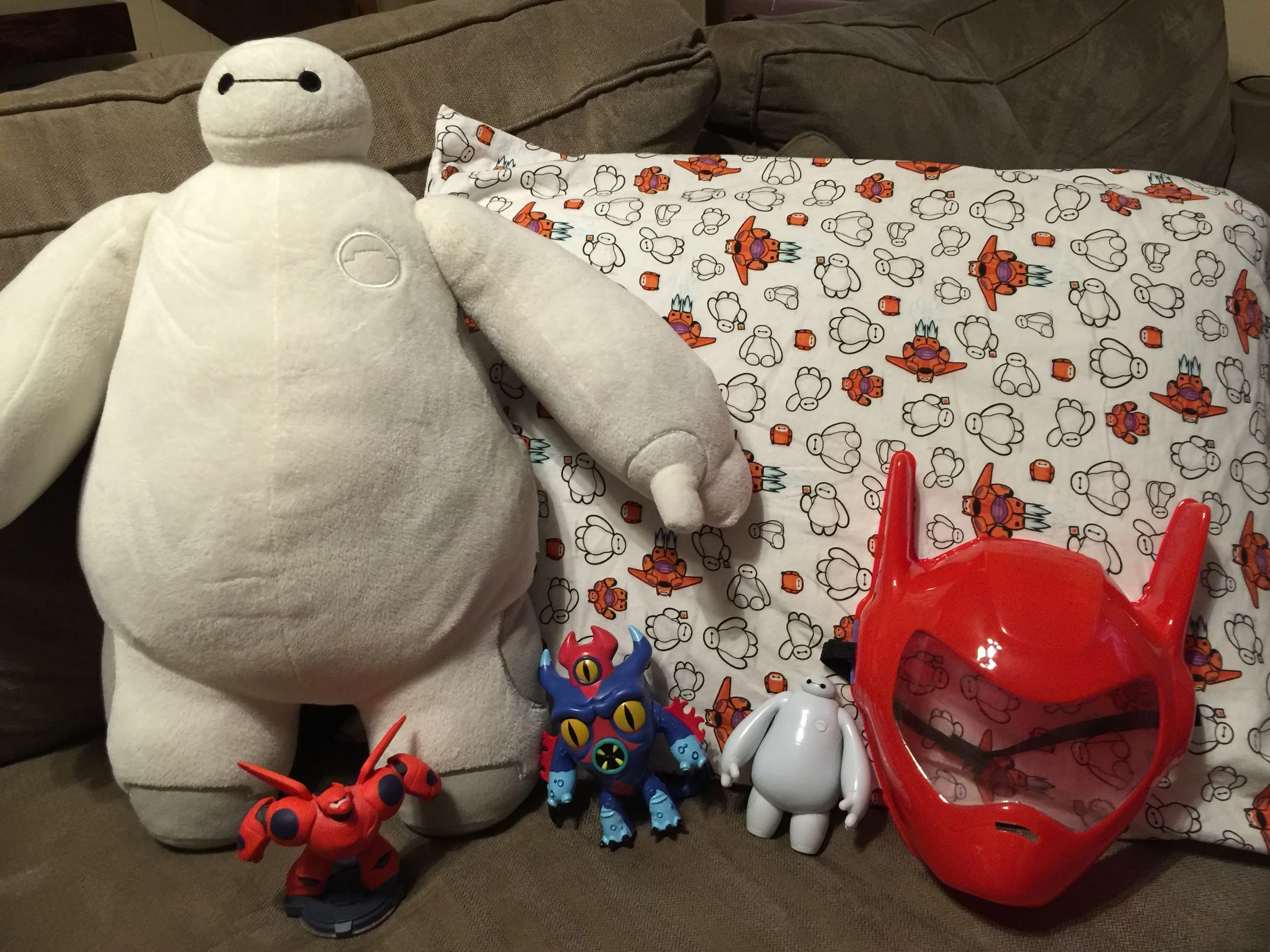 A partial collection of Penelope's Big Hero 6 stuff