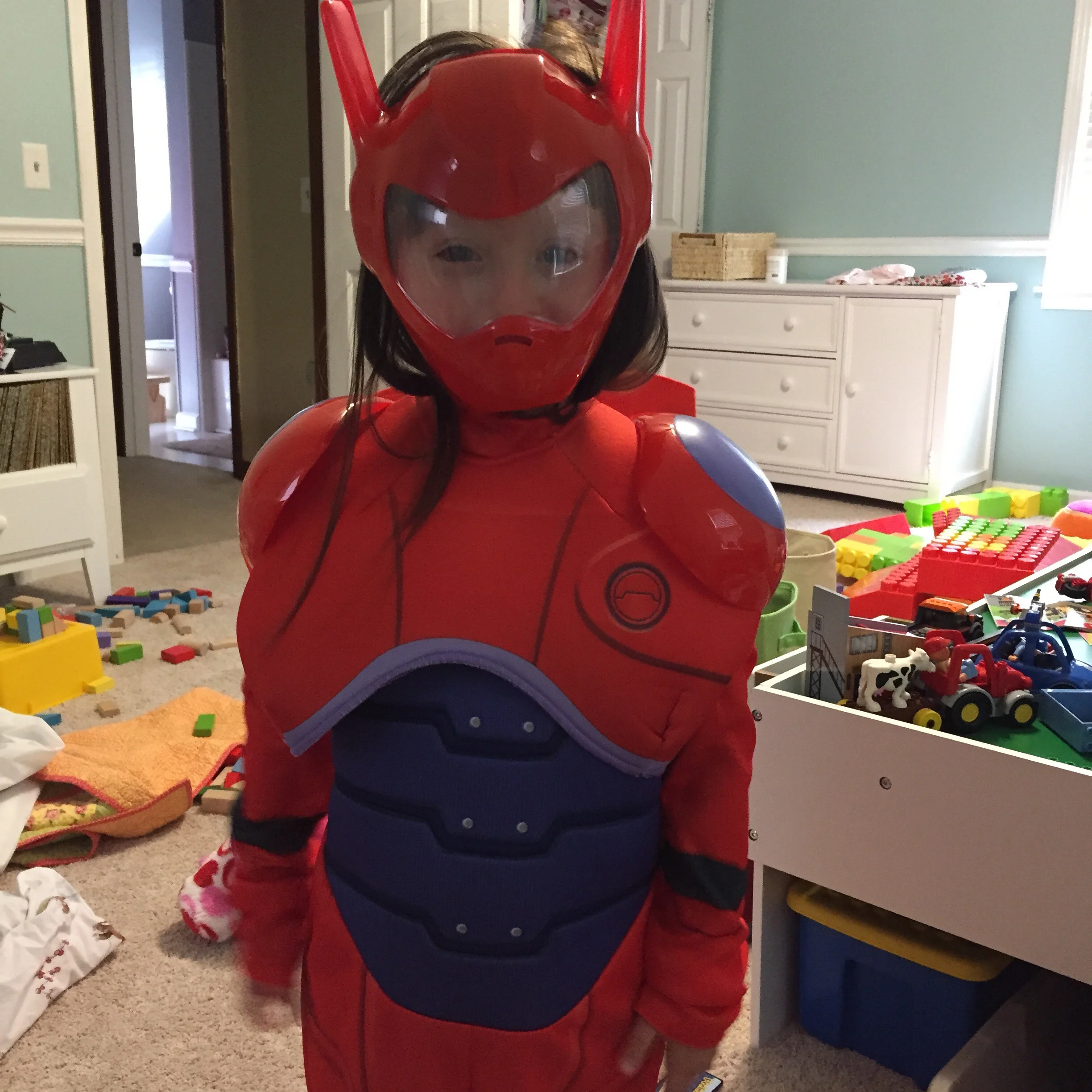 Penelope's Baymax Halloween costume