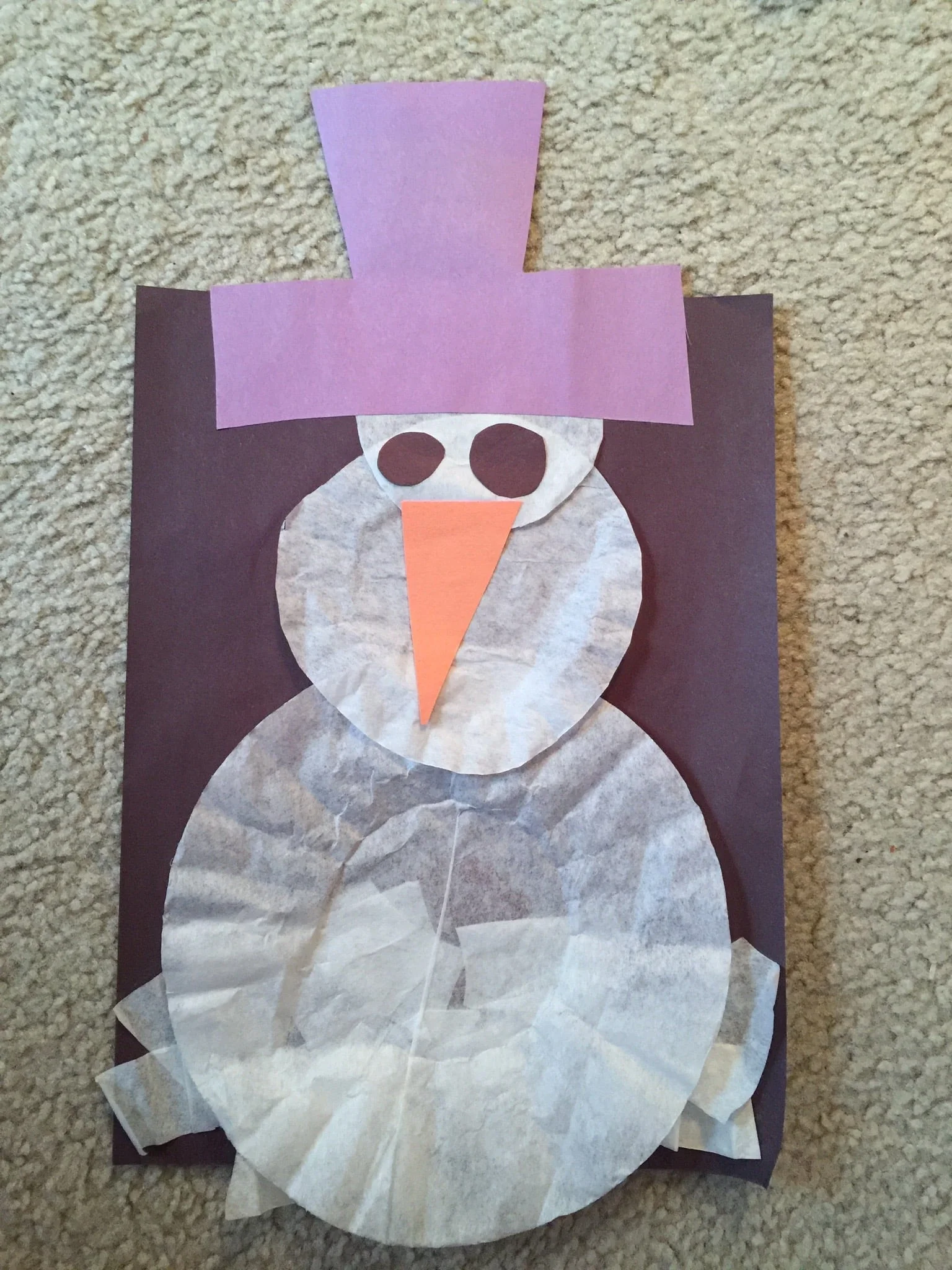 We aren't sure if Frosty's purple hat is canonical