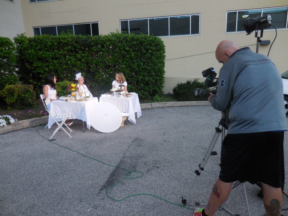 Diner en Blanc, Diner en Blanc Philadelphia, Debphl, Debphl14, CBS, CBS Philly, PR, Media Shoot, TV shoot