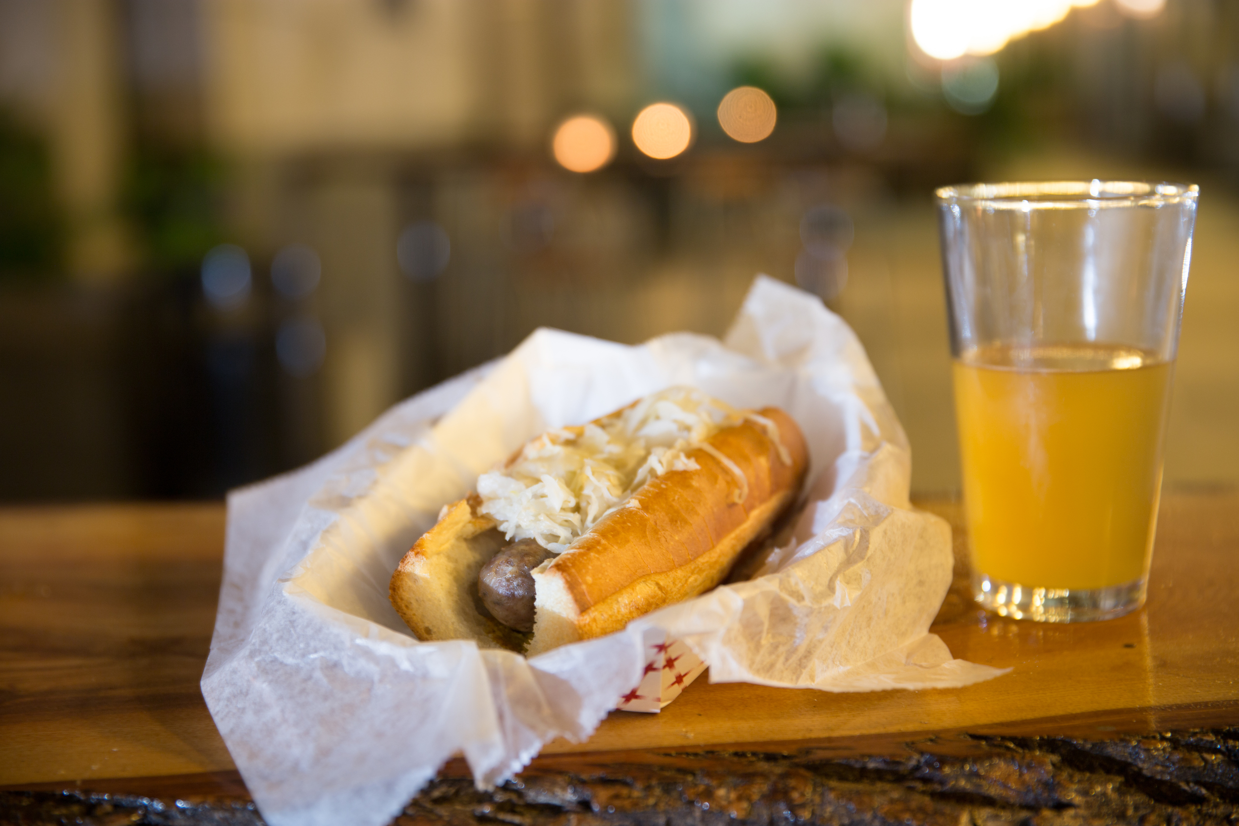 Wurst and craft beer at Uptown Beer Garden.jpg