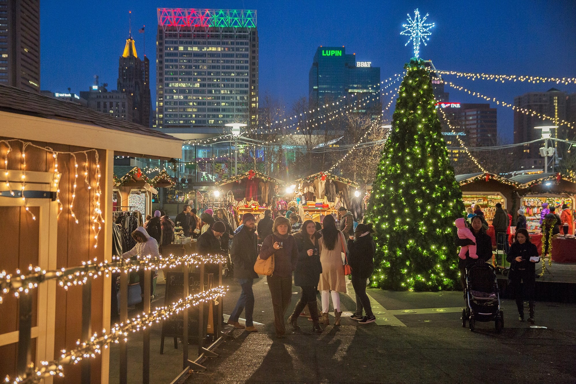 Christmas Village in Baltimore Sails into Inner Harbor for 5th Anniversary Season
