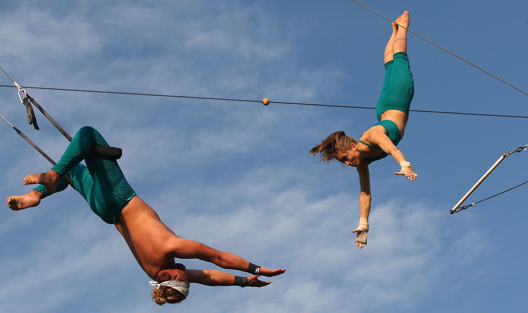 Flying Trapeze Acrobats