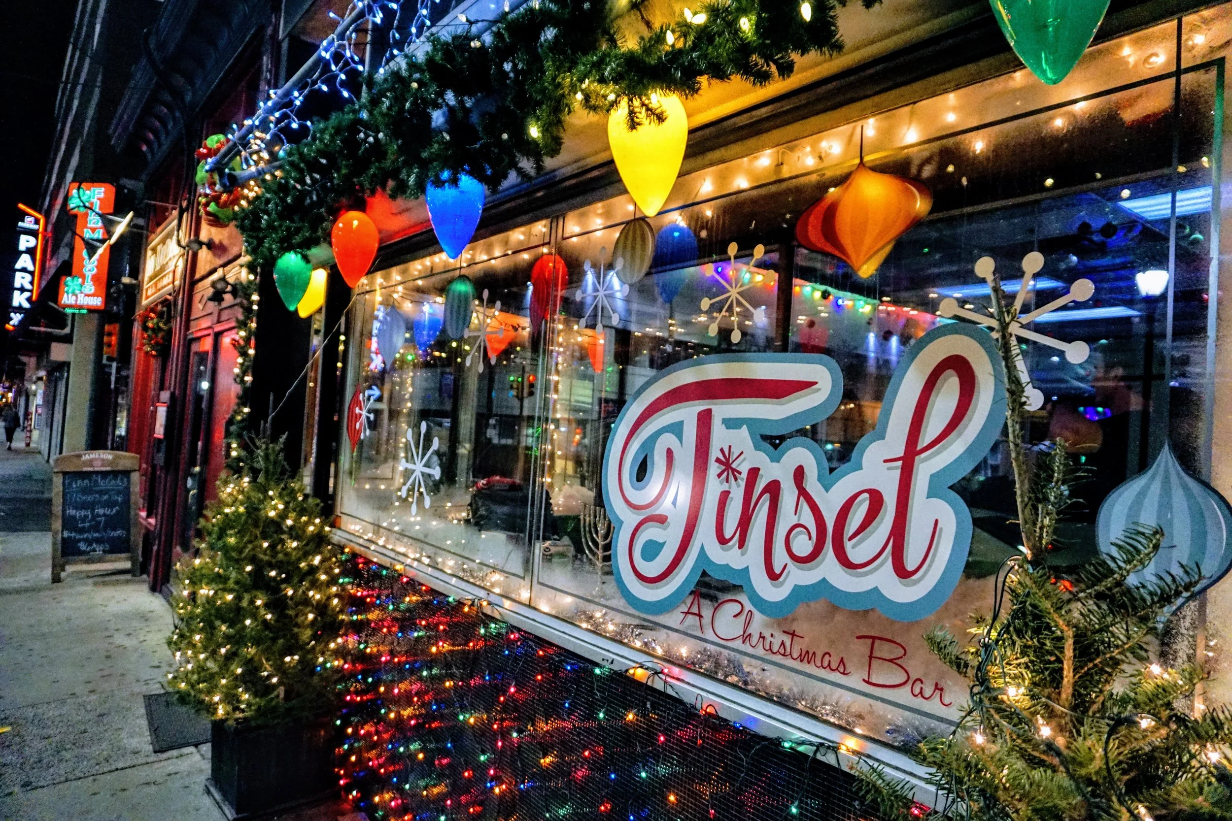 Philadelphia Christmas Bar Tinsel Brings Holiday Cheer to Center City in Former Jewelry Store - Bigger, Better, and More Holiday Bling!