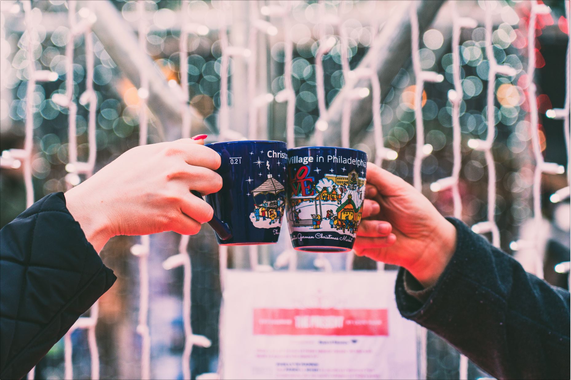 Christmas Village, Socially Distanced, Philadelphia