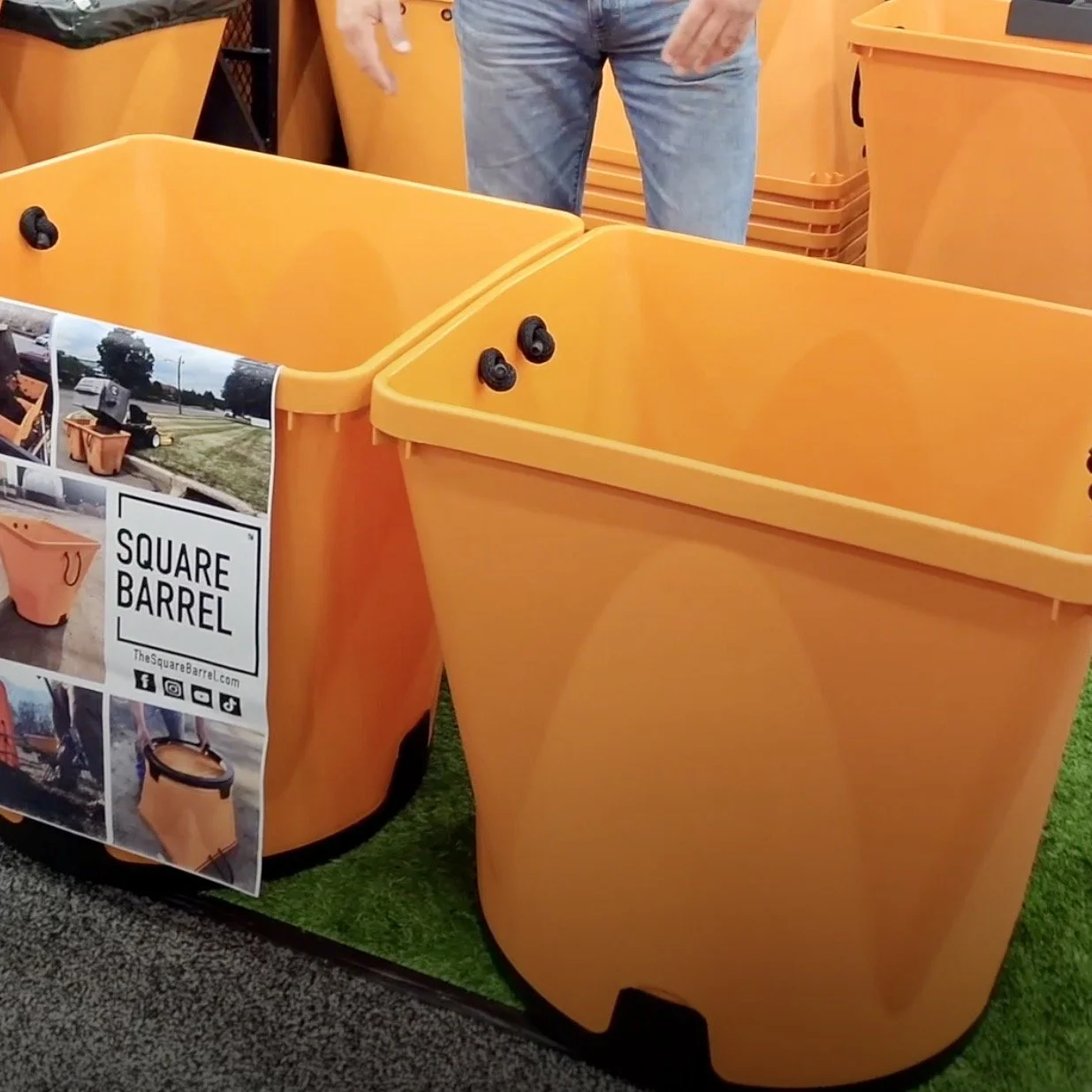 Square Lawn Barrel 